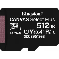 Karta Kingston Canvas Select Plus MicroSD 512 GB Class 10 UHS-I/U3 A1 V30 SDCS2/512GBSP - Czarna | Sklep ITnes.pl - IT for BUSIN
