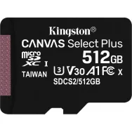 Karta Kingston Canvas Select Plus MicroSD 512 GB Class 10 UHS-I/U3 A1 V30 SDCS2/512GBSP - Czarna | Sklep ITnes.pl - IT for BUSIN