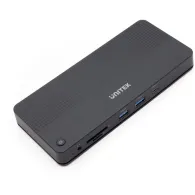 Stacja dokująca Unitek 12w1 D1079A USB-C - USB-C 40Gbps, 4x USB-C, 3x USB-A, RJ-45, DP, HDMI, czytnik SD i microSD