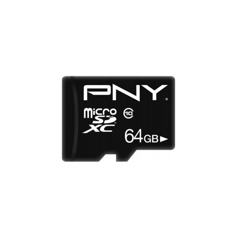 Karta pamięci PNY Performance Plus MicroSDXC 64 GB P-SDU64G10PPL-GE - Class 10, Czarna | Sklep ITnes.pl - IT for BUSINESS