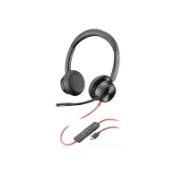 Słuchawki nauszne Poly Blackwire 8225 M USB-A Headset 214408-01 - Czarne | Sklep ITnes.pl - IT for BUSINESS