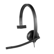 Słuchawki Logitech H570e Headset USB black mono 981-000571