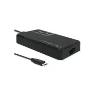 Ładowarka sieciowa Qoltec 65W GaN Super Fast Slim 52421 - PD/ 5-20V/ 3.25A/ USB-C 3.1/ Czarna