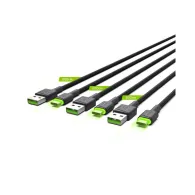 Kabel 3x USB Green Cell Ray USB-C, USB-A KABGCSET03 - zdjęcie poglądowe 2