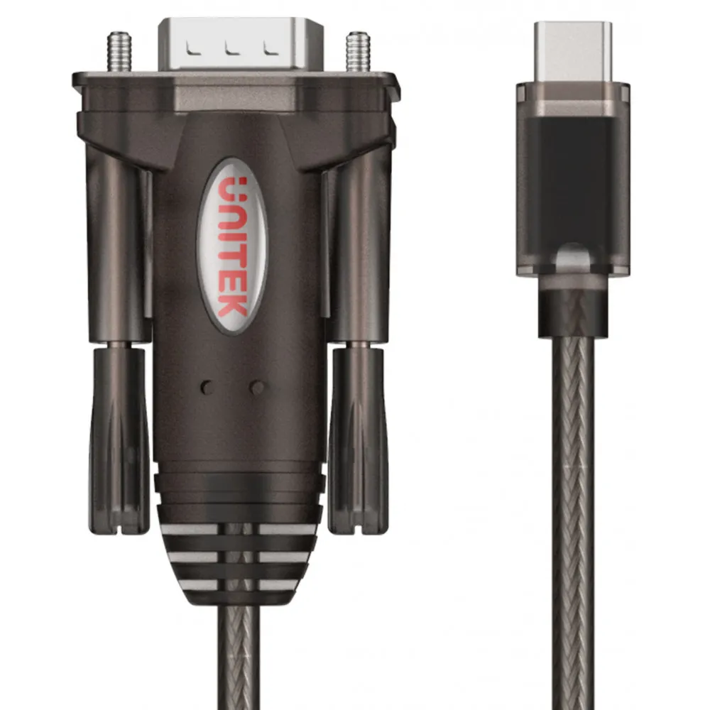 Adapter Unitek USB-C, RS-232 DB9M Y-1105K - zdjęcie poglądowe 2
