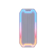 Obudowa dysku Unitek M.2 SSD NVMe/SATA 10Gbps RGB S1210B - Szara | Sklep ITnes.pl - IT for BUSINESS
