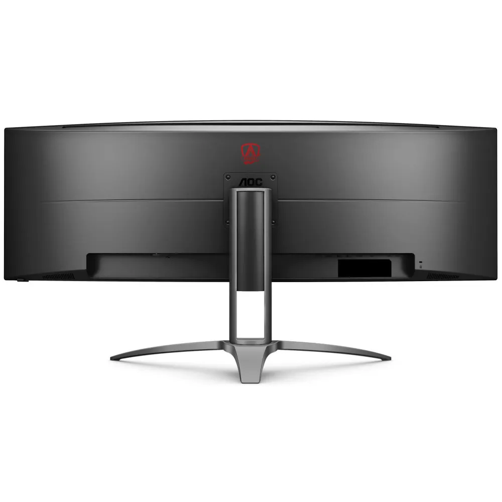 Monitor AOC AG493UCX2 - 48,8"/5120x1440/165Hz/32:9/zakrzywiony/VA/FreeSync/HDR/1 ms/Czerwony