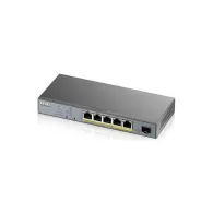 Switch zarządzalny Zyxel GS1350-6HP-EU0101F, 5x 1000Mbps, 1x SFP 1Gbps, POE Long Range 60W | Sklep ITnes.pl, IT for BUSINESS