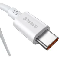 Kabel Baseus Crystal Shine USB-C CATYS-B02, PD 100W, USB 2.0, 1 m, Biały | Sklep ITnes.pl, IT for BUSINESS