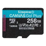 Pamięć Kingston 256GB microSDXC Canvas Go Plus 170R A2 U3 V30 - SDCG3/