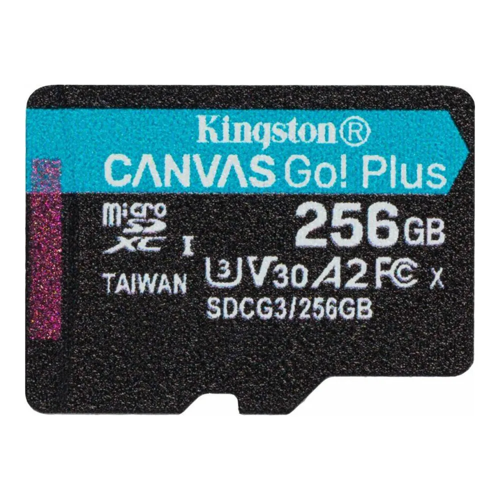Pamięć Kingston 256GB microSDXC Canvas Go Plus 170R A2 U3 V30 - SDCG3/