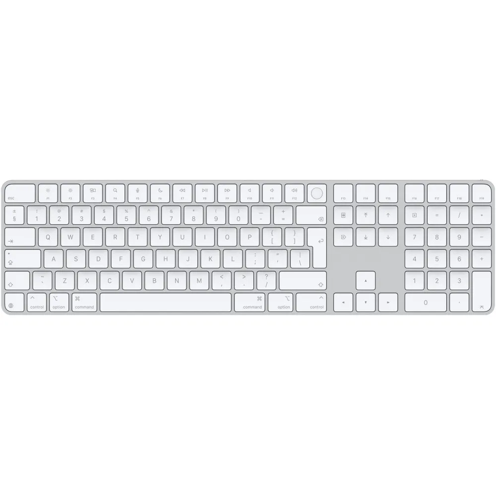 Klawiatura bezprzewodowa Apple Magic Keyboard z Touch ID MXK73Z/A - US, Biała