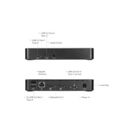 Stacja dokująca Targus Universal USB-C DV4K DP Docking Station with 65W Power Delivery DOCK315EUZ Stacja dokująca Targus Universal USB-C DV4K DP Docking Station with 65W Power Delivery DOCK315EUZ