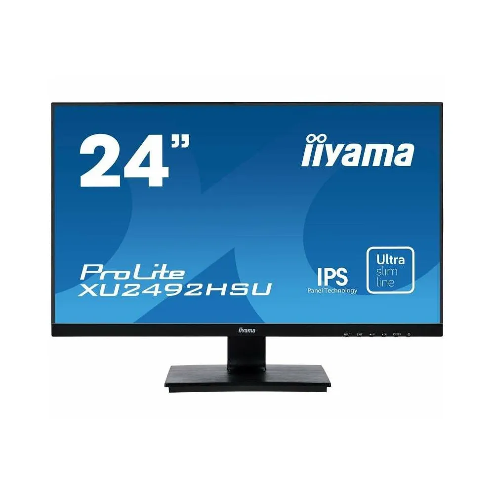 Monitor iiyama ProLite XU2492HSU-B1 A - 23,8"/1920x1080 (Full HD)/60Hz/IPS/4 ms/Czarny