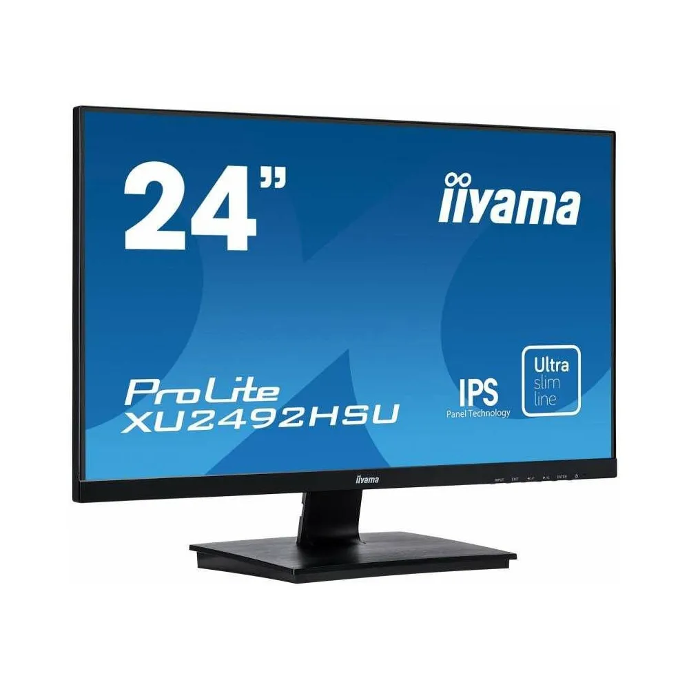 Monitor iiyama ProLite XU2492HSU-B1 A - 23,8"/1920x1080 (Full HD)/60Hz/IPS/4 ms/Czarny