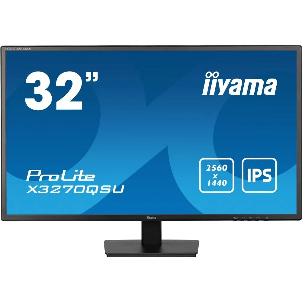 Monitor iiyama ProLite X3270QSU-B1, 31,5", 2560x1440 (QHD), 100Hz, IPS, 3,000 ms, Czarny | Sklep ITnes.pl, IT for BUSINESS