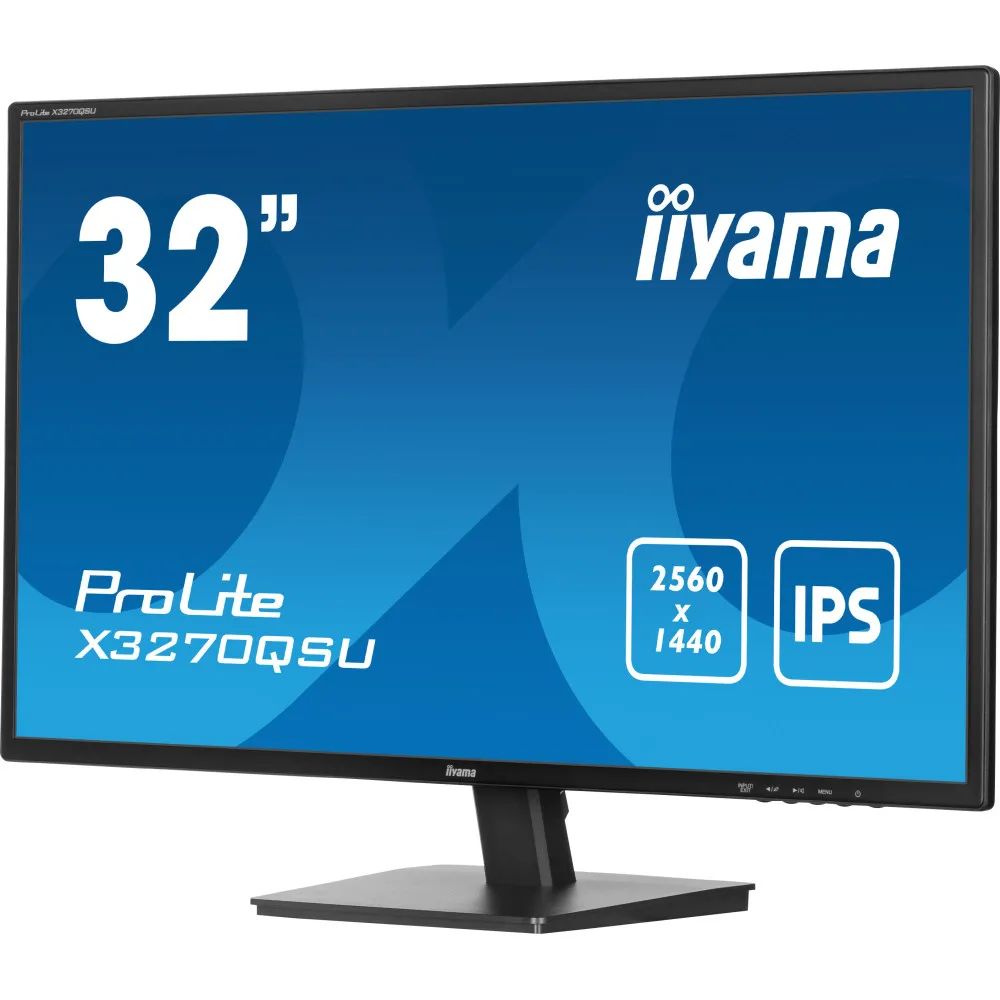 Monitor iiyama ProLite X3270QSU-B1 - 31,5"/2560x1440 (QHD)/100Hz/IPS/3,000 ms/Czarny