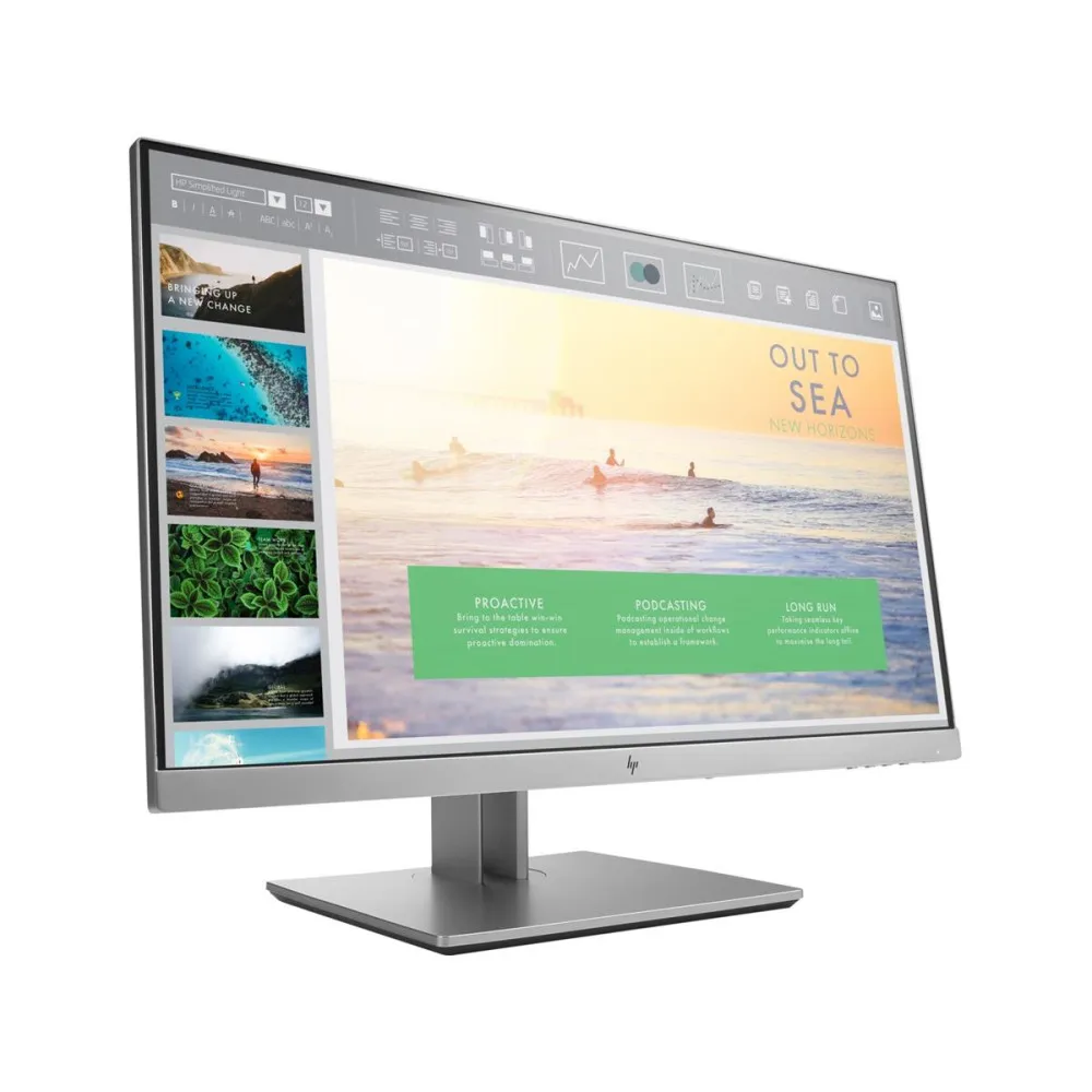 Monitor HP EliteDisplay E233 1FH46AA - 23"/1920x1080 (Full HD)/60Hz/IPS/5 ms/pivot/Czarno-srebrny