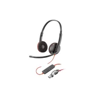 Słuchawki nauszne Poly Blackwire 3220 Stereo USB-C Headset +USB-C/A Adapter 8X228AA