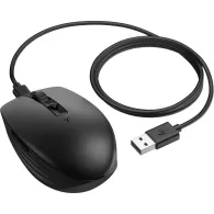 Mysz bezprzewodowa HP 715 Rechargeable Multi-Device Mouse 6E6F0AA - 3000 dpi, USB-A, Bluetooth, Czarna