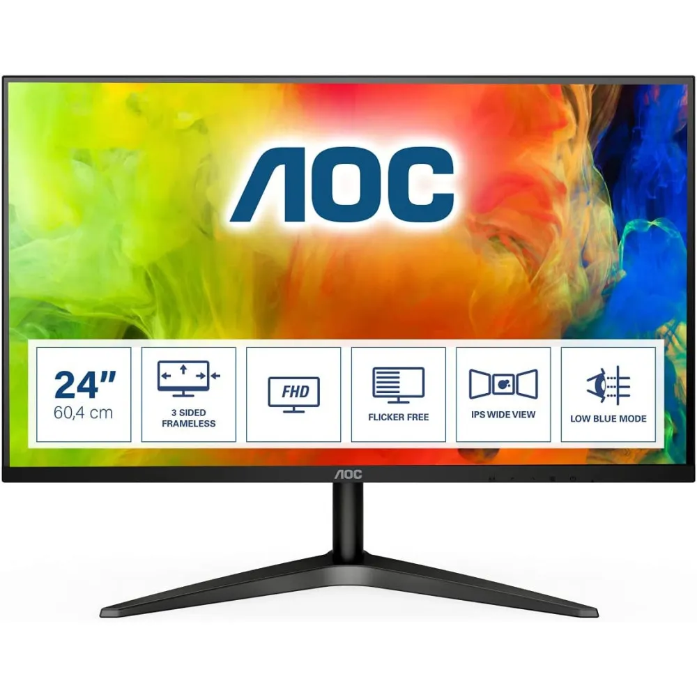 Monitor AOC 24B1XHS, 23,8", 1920x1080 (FHD), 60Hz, IPS, 7 ms, Czarny | Sklep ITnes.pl, IT for BUSINESS