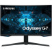 Monitor Samsung LC32G75TQSUXEN - 32"/2560x1440 (QHD)/240Hz/zakrzywiony/VA/G-Sync/1 ms/pivot/Czarny