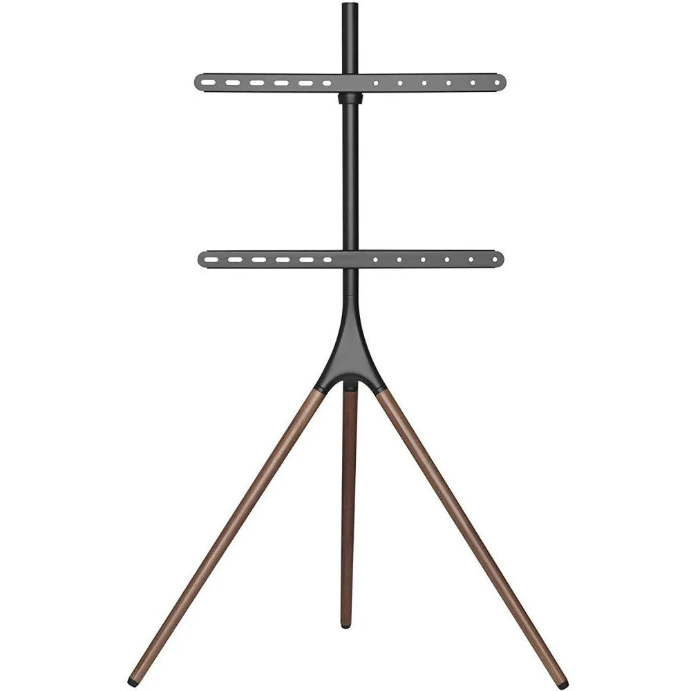 Stojak podłogowy na monitor Techly 45-65" 8051128105209 - Drewno/32 kg/Czarny/Brązowy | Sklep ITnes.pl - IT for BUSINESS