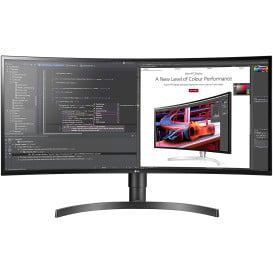 Monitor LG 34WL85C-B - 34"/3440x1440 (UWQHD)/60Hz/21:9/zakrzywiony/IPS/FreeSync/HDR/5 ms/Czarny