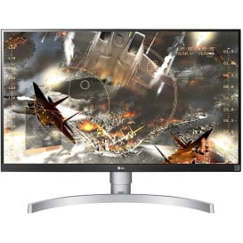 Monitor LG 27UL650-W - 27"/3840x2160 (4K)/61Hz/IPS/FreeSync/HDR/5 ms/pivot/Biały