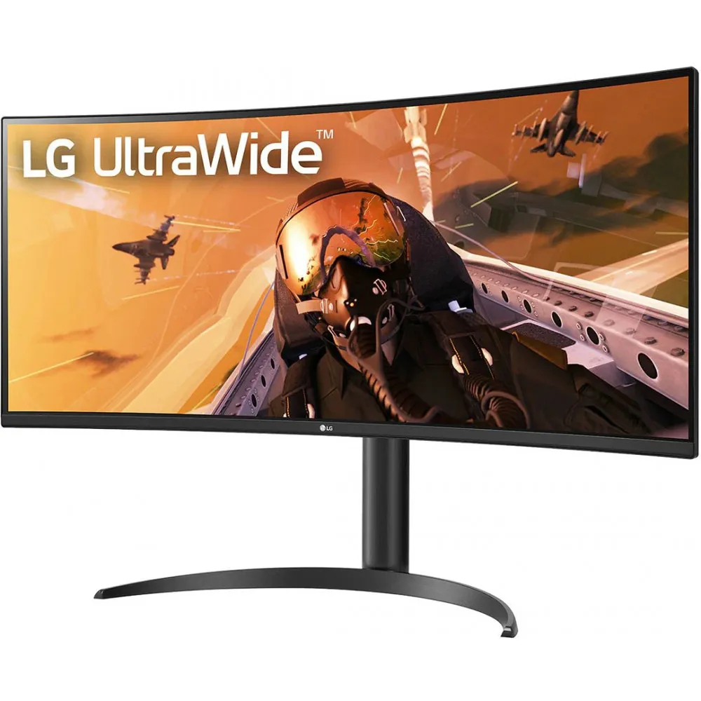 Monitor LG 34WP75C-B - 34"/3440x1440 (UWQHD)/160Hz/21:9/zakrzywiony/VA/FreeSync/5 ms/USB-C/Czarny