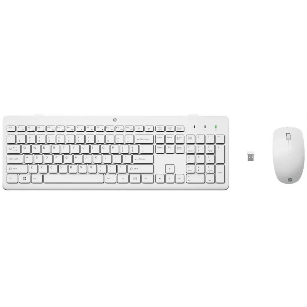 Zestaw bezprzewodowy klawiatura i mysz HP 230 3L1F0AA - Biały - 3L1F0AA | Sklep ITnes.pl - IT for BUSINESS