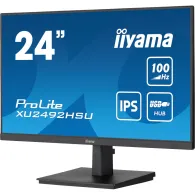 Monitor iiyama ProLite XU2492HSU-B6, 23,8", 1920x1080 (FHD), 100Hz, IPS, FreeSync, 0,400 ms, Czarny | Sklep ITnes.pl, IT for BUS