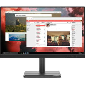 Monitor Lenovo ThinkVision S24e-20 62AEKAT2EU - 23,8"/1920x1080 (Full HD)/60Hz/VA/FreeSync/4 ms/Czarny