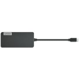 Stacja dokująca Lenovo 7-in-1 USB-C 4X90V55523 - 1 x HDMI/1 x USB 2.0/2 x USB 3.0/1 x USB-C 3.1/1 x SD/1 x microSD/Czarny