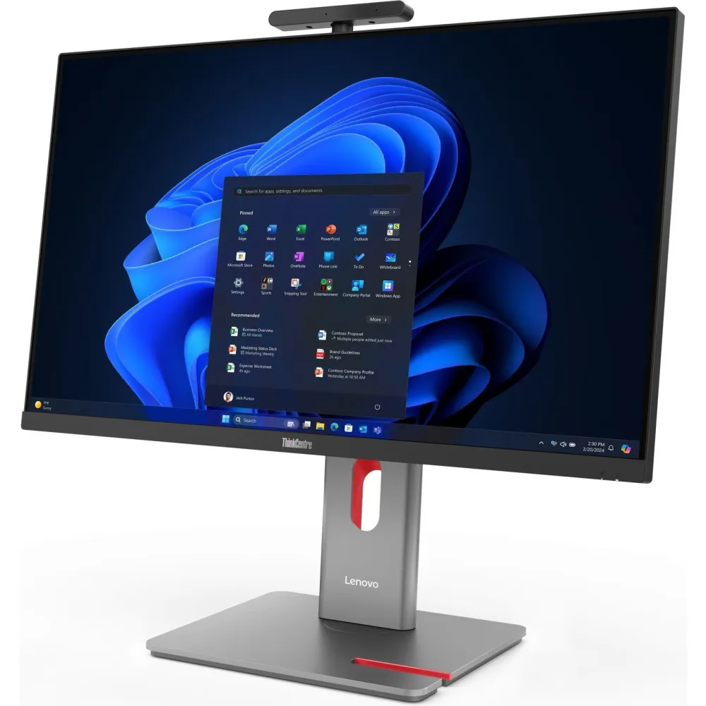 Komputer All-in-One Lenovo ThinkCentre M90a Pro Gen 6 13AM5YWSFPB - Core Ultra 5 235 vPro/27" QHD IPS/RAM 64GB/4TB/Czarny/WiFi/Win 11 Pro - zdjęcie