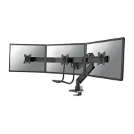 Neomounts Select Full Motion Desk Mount with for three 17-24" Monitor Screens, Height Adjustable, Black - NM-D775DX3BLACK | Skle Neomounts Select Full Motion Desk Mount with for three 17-24" Monitor Screens, Height Adjustable, Black - NM-D775DX3BLACK | Skle