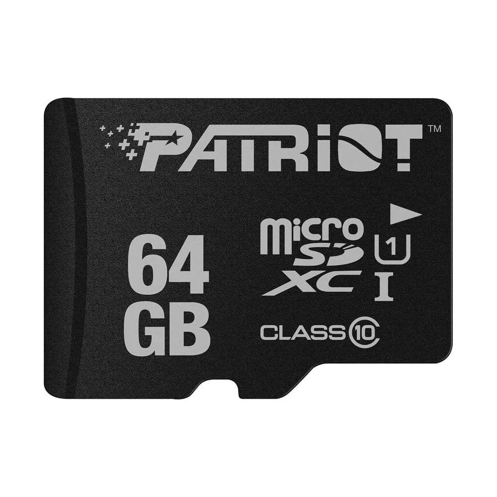 Karta pamięci Patriot LX Series MicroSDXC 64GB Class V30 PSF64GMDC10 - Czarna | Sklep ITnes.pl - IT for BUSINESS