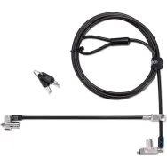 Linka zabezpieczająca Kensington Slim N17 2.0 Keyed Dual Head Laptop Lock for Wedge-Shaped Slots K60508WW - Czarna