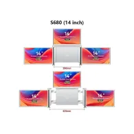 Monitor Extralink EX.35281, 14", 1920x1080 (FHD), IPS, USB-C, Srebrny | Sklep ITnes.pl, IT for BUSINESS