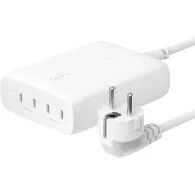 Ładowarka sieciowa Belkin BoostCharge Pro WCH015VFWH - Power Delivery, 4 porty USB-C, GaN, 200W, Biała