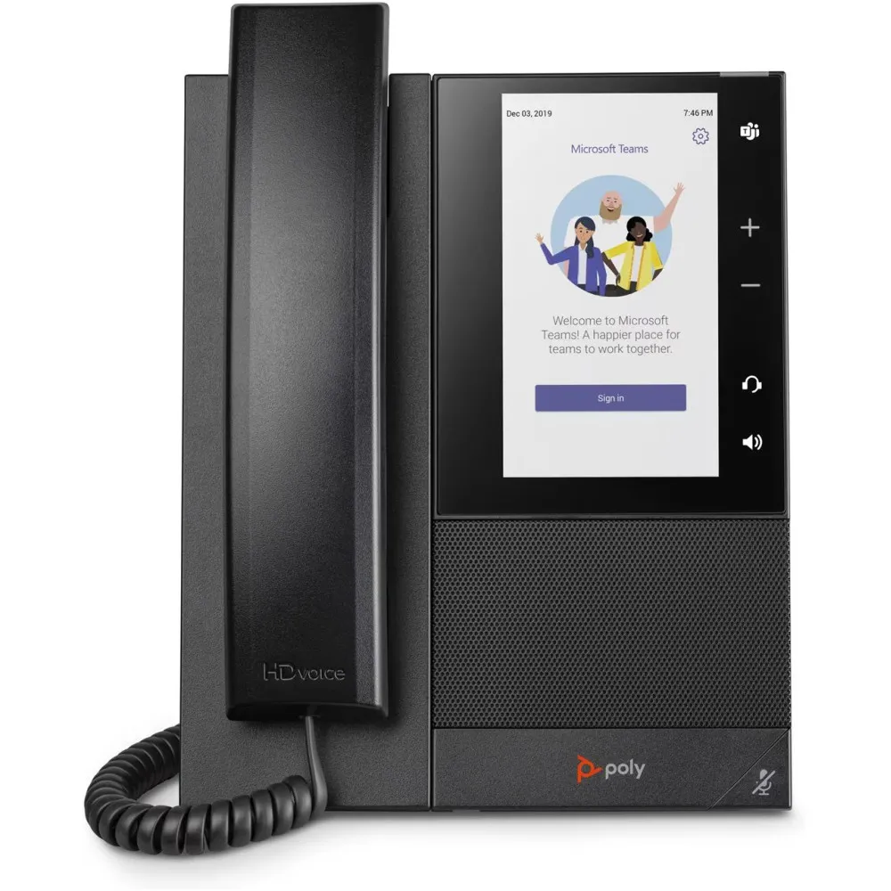 Telefon IP Poly CCX 505 Business Media Phone for Microsoft Teams and PoE-enabled 82Z79AA Telefon IP Poly CCX 505 Business Media Phone for Microsoft Teams and PoE-enabled 82Z79AA