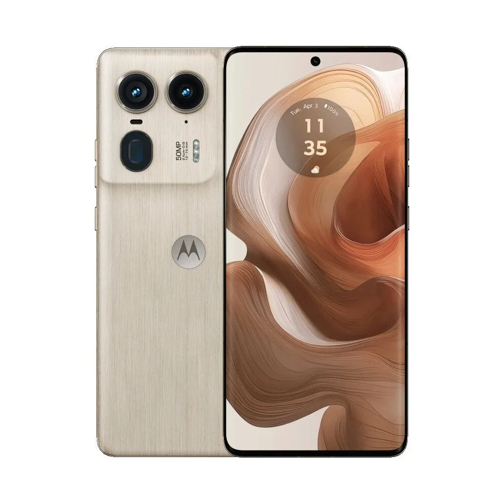 Smartfon Motorola Edge 50 Ultra PB0Y0023PL, Snapdragon 8s Gen 3, 6,7" 2712x1220, 1TB, 16GB, 5G, Nordic Wood, 50+50Mpix, Android,