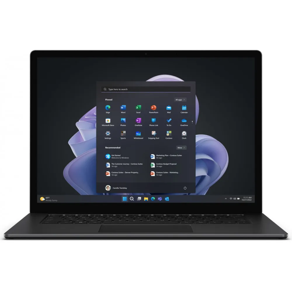 Zdjęcie produktu Microsoft Surface Laptop 5 15 RI9-00032 - i7-1265U/15" 2496x1664 PixelSense MT/RAM 16GB/SSD 256GB/Windows 11 Pro/2 lata AE