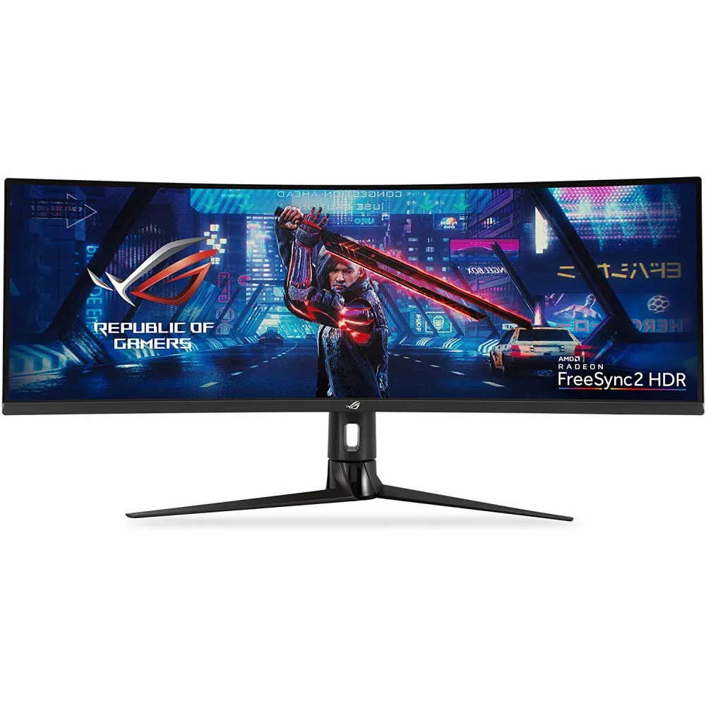Monitor ASUS XG43VQ, 43,4", 3840x1200, 120Hz, 32:10, zakrzywiony, VA, FreeSync, HDR, 1 ms, Czarny | Sklep ITnes.pl, IT for BUSINESS