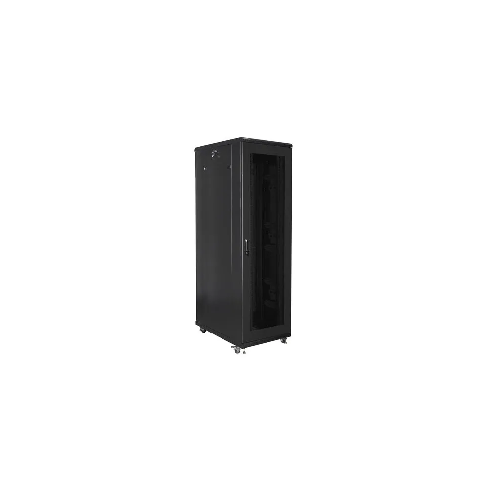 Szafa rack 19" 42U Lanberg FF01-8042-23B, 800 x 2047 x 1000 mm, drzwi perforowane | Sklep ITnes.pl, IT for BUSINESS