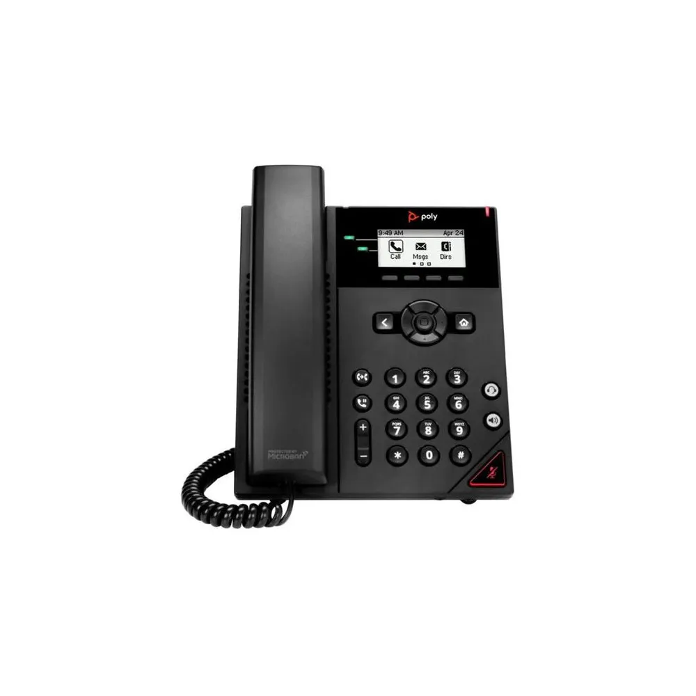 Telefon IP Poly VVX 150 2-Line IP Phone and PoE-enabled 911N0AA