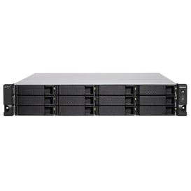 Serwer NAS QNAP Rack TS-H1283XU-RP-E2236-32G - Rack (2U)/Intel Xeon E-2236/32 GB RAM/12 wnęk/hot-swap/3 lata Carry-in