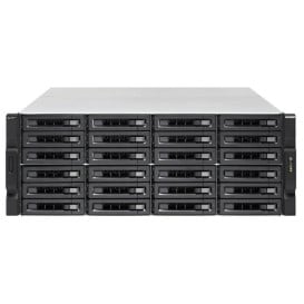 Serwer NAS QNAP Rack TS-H2483XU-RP-E2236-128G - Rack (4U)/Intel Xeon E-2236/128 GB RAM/24 wnęk/hot-swap/3 lata Carry-in