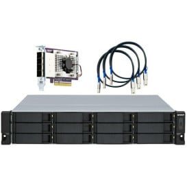 Moduł rozszerzający QNAP TL-R1200S-RP - 3x mini-SAS/Rack (2U)/12 wnęk/2x 250W