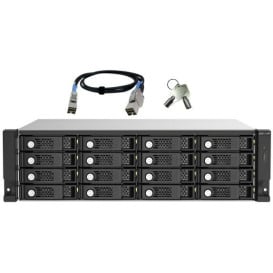 Moduł rozszerzający QNAP TL-R1620SEP-RP - 4x mini-SAS HD/Rack (3U)/16 wnęk/2x 550W